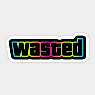 wasted Sticker